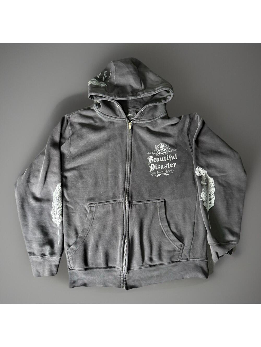 Beautiful Disaster “You Don’t Know My Story” Jacket Women’s Goth Apparel Size M